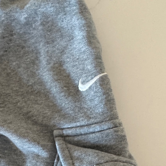 Nike Kids Gray Sweatpants with Cargo Pockets - Picture 2 of 9